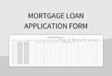 mortgage application
